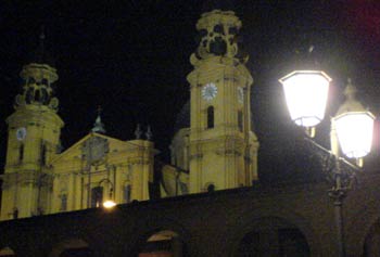 Kirche Nacht Laterne