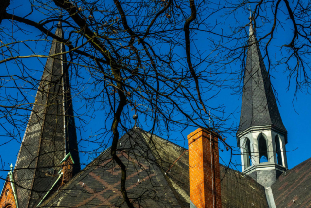 Turm und Dachreiter der Malchower Stadtkirche